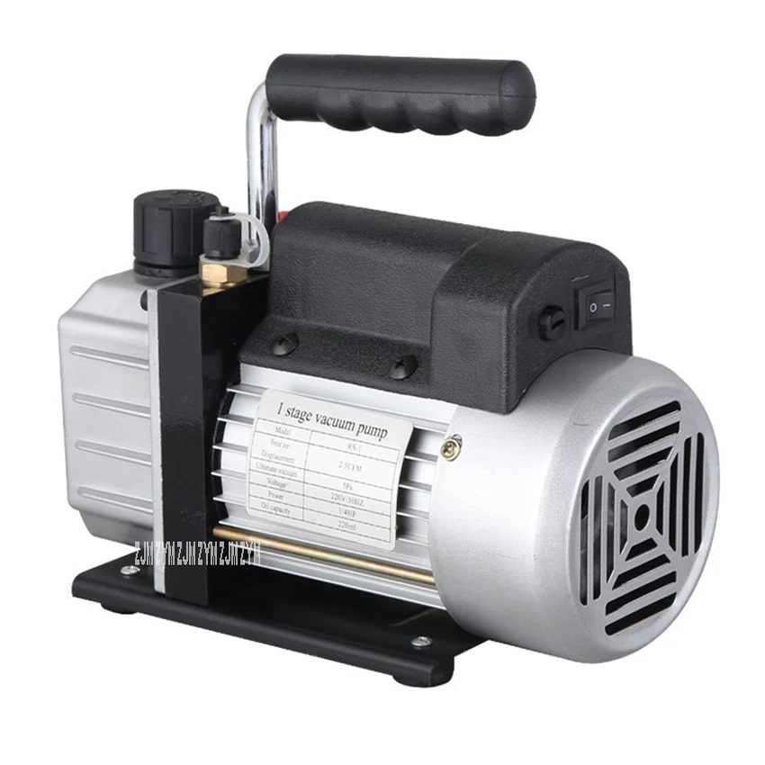 RS-1 220 мл маленький вакуумный насос с медной катушкой Мини Вакуумный алюминиевым