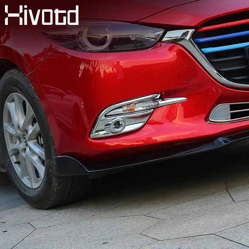 Hivotd для мазда Mazda 3 Axela 2017 2018 аксессуары ABS хром передние и задние противотуманные