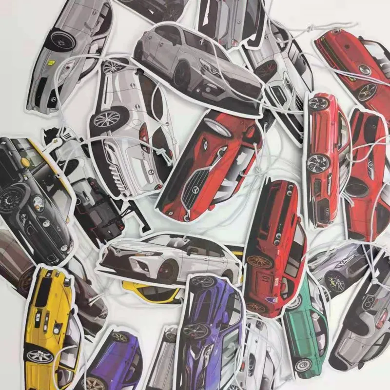 Классический освежитель воздуха в стиле JDM для гоночных машин из твердой Бумаги