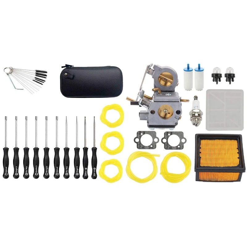 

1Set 578 24 34-01 C3-EL53 Carburetor Kit For Husqvarna K750 K760 510 ZAMA C3-EL43C & 10Pcs Carburetor Adjustment Tool