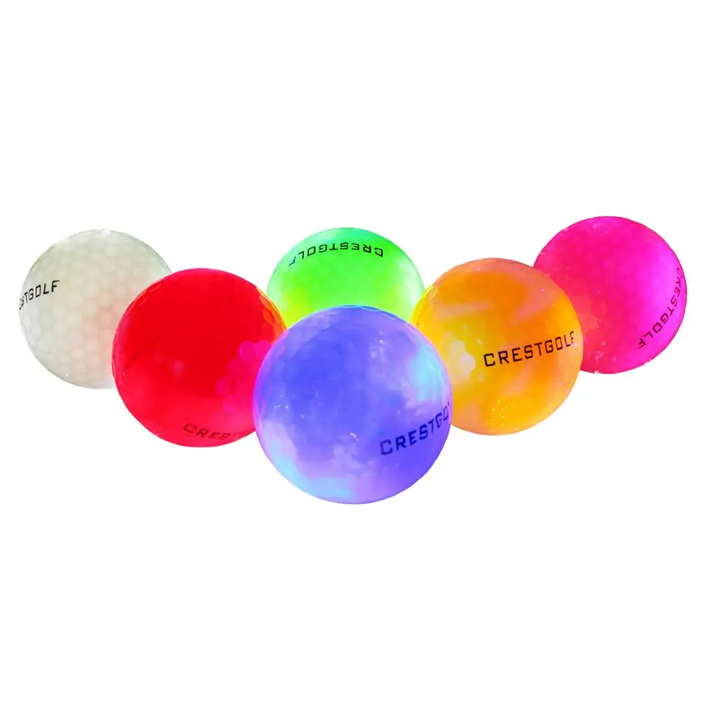 

Flashing Glowing Golf Ball Night Glow Flash Light Up LED Golf Ball Six Color Light Up Golf Balls For Your Choice Super Bright