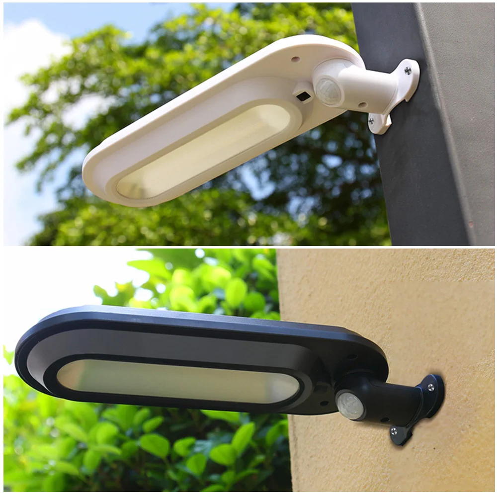 

Solar Light LED PIR Motion Sensor Wall Lamp Solar Powered Waterproof Wide Angle Street Light Garden Yard Decoration