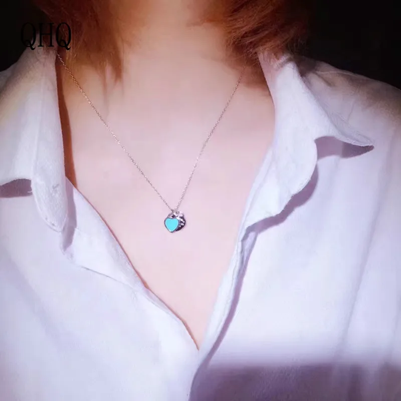 2019 ожерелье с подвеской в виде сердца подарок для друга богемское короткое на