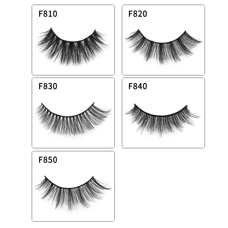 5 пар 3D искусственные ресницы из меха норки мягкие накладные ручной работы для