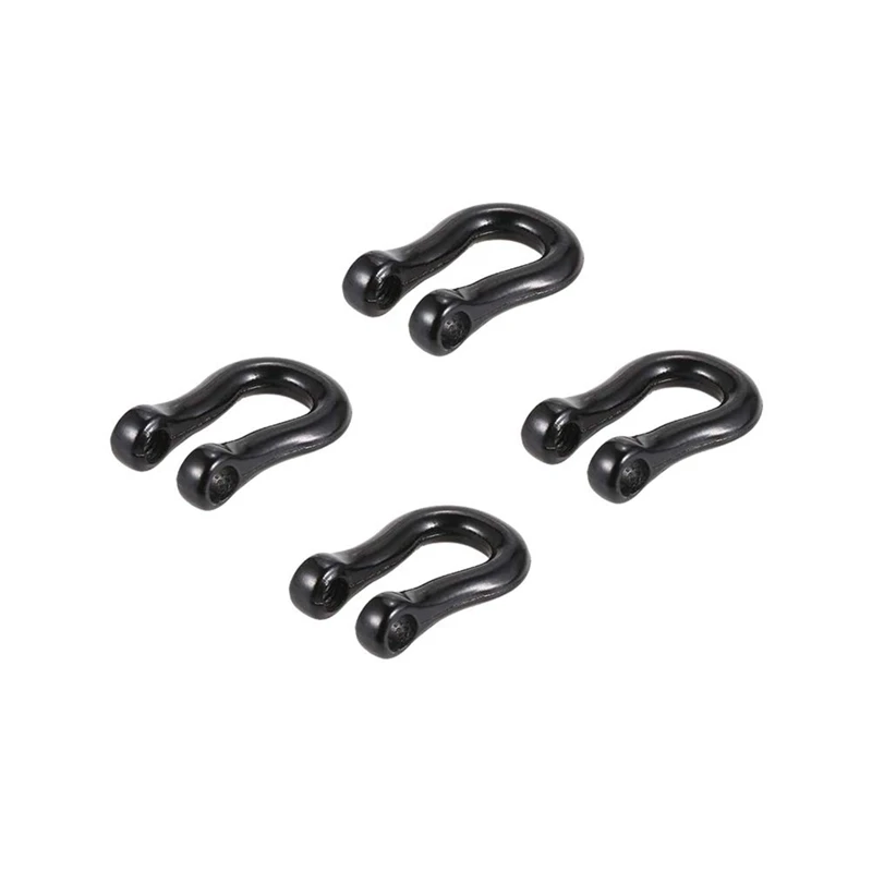 

4Pcs Trailer Towing Buckle Tow Shackle Hook for 1/10 RC Rock Crawler Axial SCX10 Traxxas TRX4 TAMIYA D110 RC Car Truck