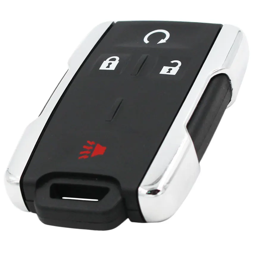 10 шт. новинка 4 кнопки замена без ключа для Chevrolet серебристая сторона 3 + 1 пульт