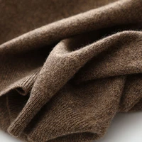 100 cashmere v neck loose knitted dress women casual pullovers
