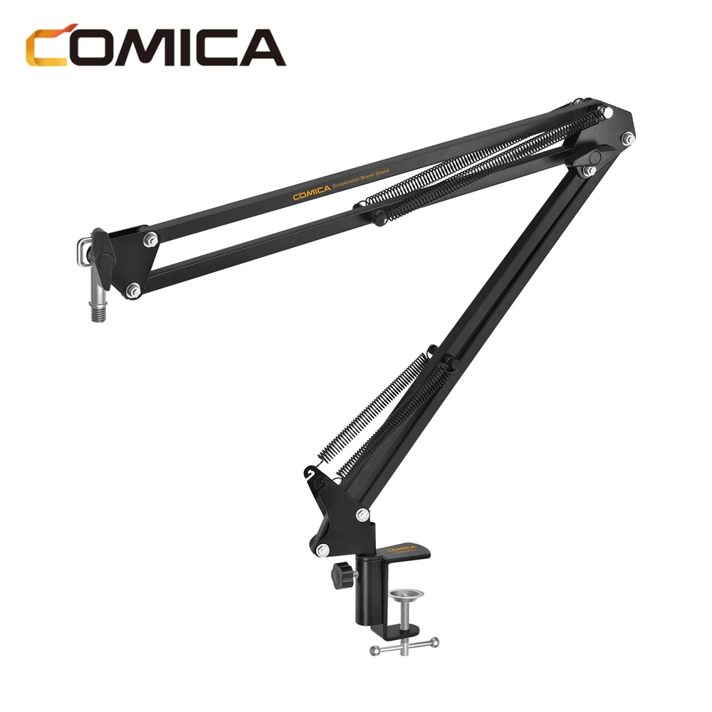 COMICA CVM-MS01 Suspension Boom Mic Stand Microphone Hanging Bracket with 3/8 and 5/8 Threaded Hole | Электроника