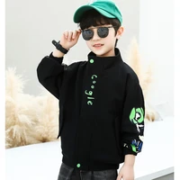 2021 letter spring autumn coat outerwear top children clothes kids costume teenage formal home outdoor boy clothing high quality