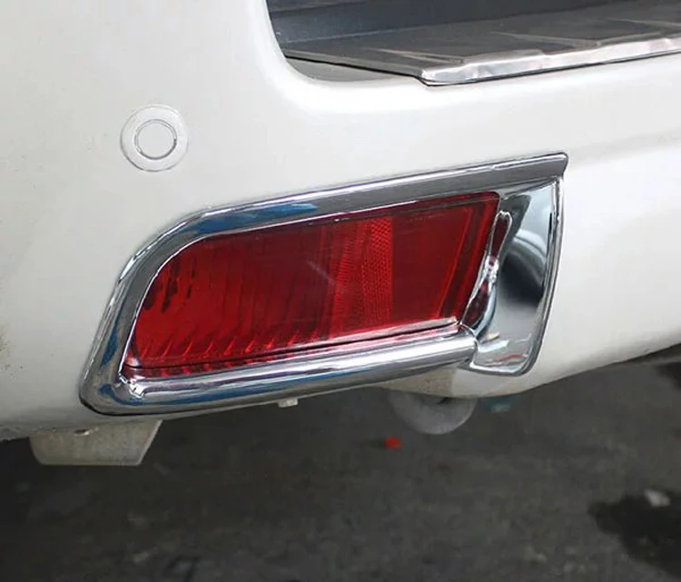 Аксессуары ABS Chrome передняя и задняя рамка Декоративная Обшивка для Toyota Land Cruiser Prado