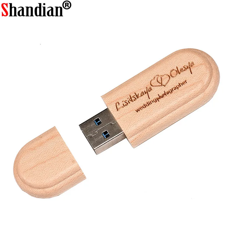 USB-флеш-накопитель JASTER деревянный с коробкой 4-64 Гб | Компьютеры и офис