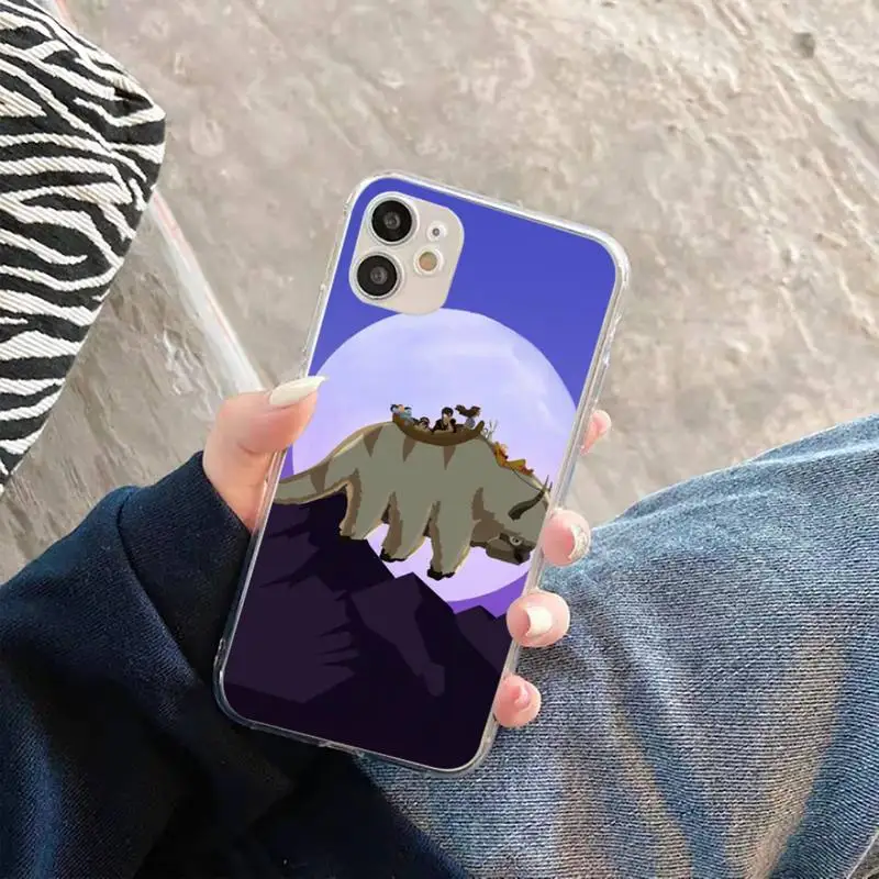 

Appa Yip Yip Avatar Phone Case Transparent for iPhone 11 12 mini pro XS MAX 8 7 6 6S Plus X 5S SE 2020 XR