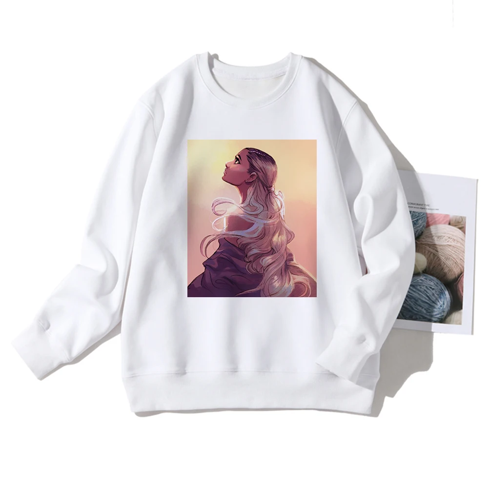 

Autumn Cartoon Sweatshirts The Setting Sun Sexy Beauty Graphic Hoodies For Women's Simplicity Exquisite Personality Pullover