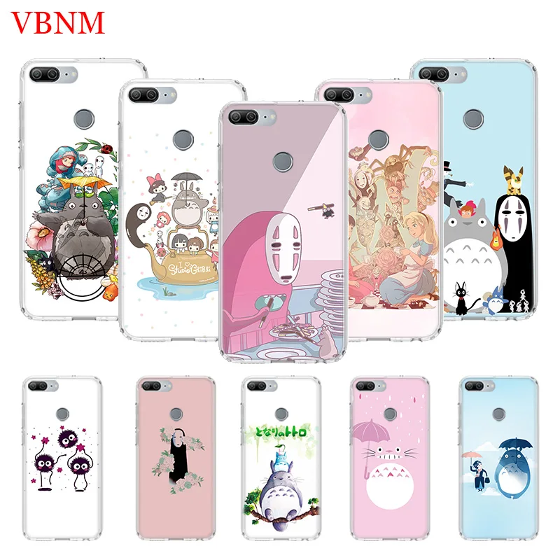 Studio Ghibli Унесенные призраками Тоторо TPU крышка чехол для телефона huawei Y9 Y5 Y6 Y7 2019 Honor