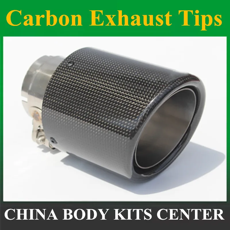 1 шт. глянцевые насадки на автомобильные трубы|Шумоглушители| |