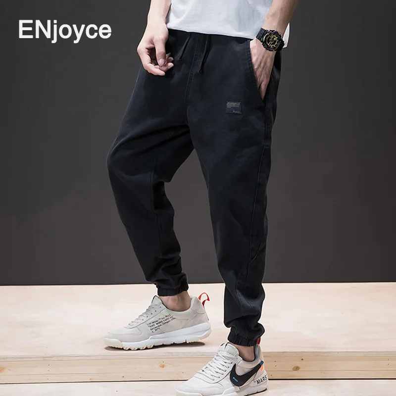 Джинсы мужские черные потертые в японском стиле хип-хоп для скейтбордистов |