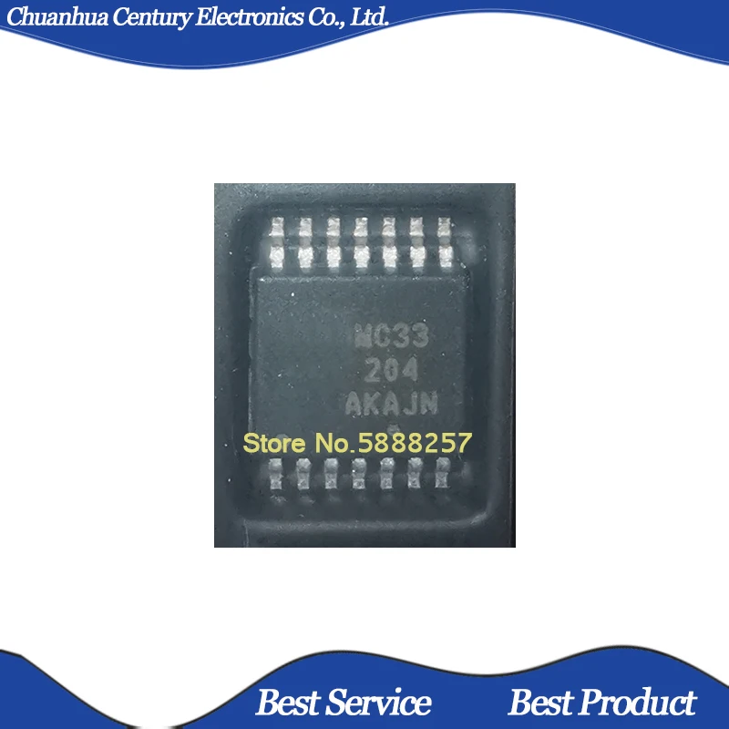 

5 шт./лот MC33204DTBR2G MC33204 TSSOP новая и оригинальная фотография