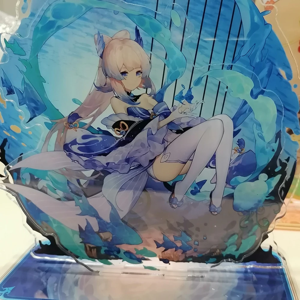 

Оригинальная акриловая фигурка Genshin Impact Sangonomiya Kokomi, подставка для ловли морской рыбы, водные навыки, специальный эффект, брелок для косплея, ...