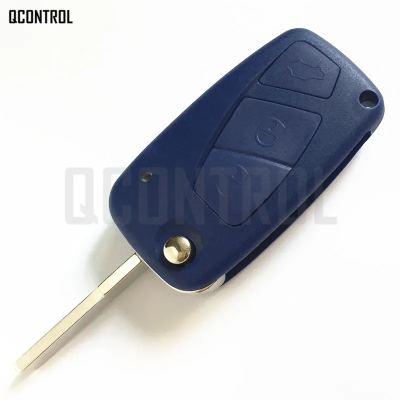 QCONTROL дистанционный ключ 433 МГц с чипом ID46 (7946) для FIAT Fiorino Qubo Panda EVO Delphi BSI|Ключ от