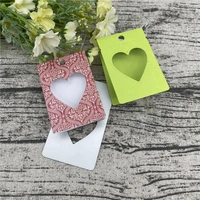fold over window tag frame craft metal cutting dies for diy scrapbooking album embossing paper cards decorative crafts