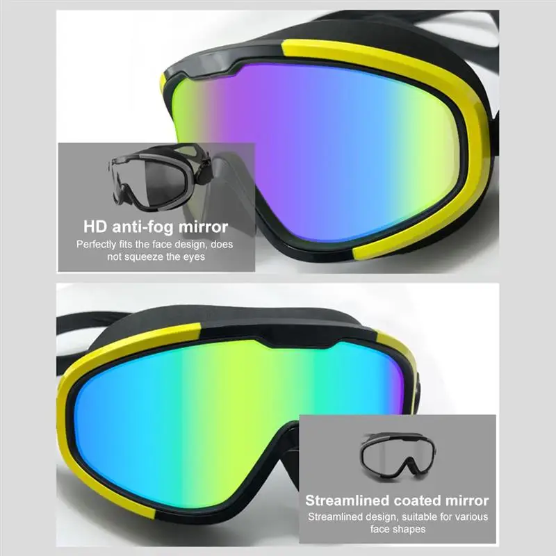 

1PCS Anti-fog Waterproof Swimming Goggles Portable Diving Goggles Eye Protection Goggles Swimming Goggles for Adults