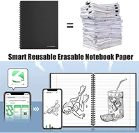 smart reusable erasable notebook paper microwave wave cloud notepad lined with pen dropshipping customize kids gifta5 b5 a6 a4