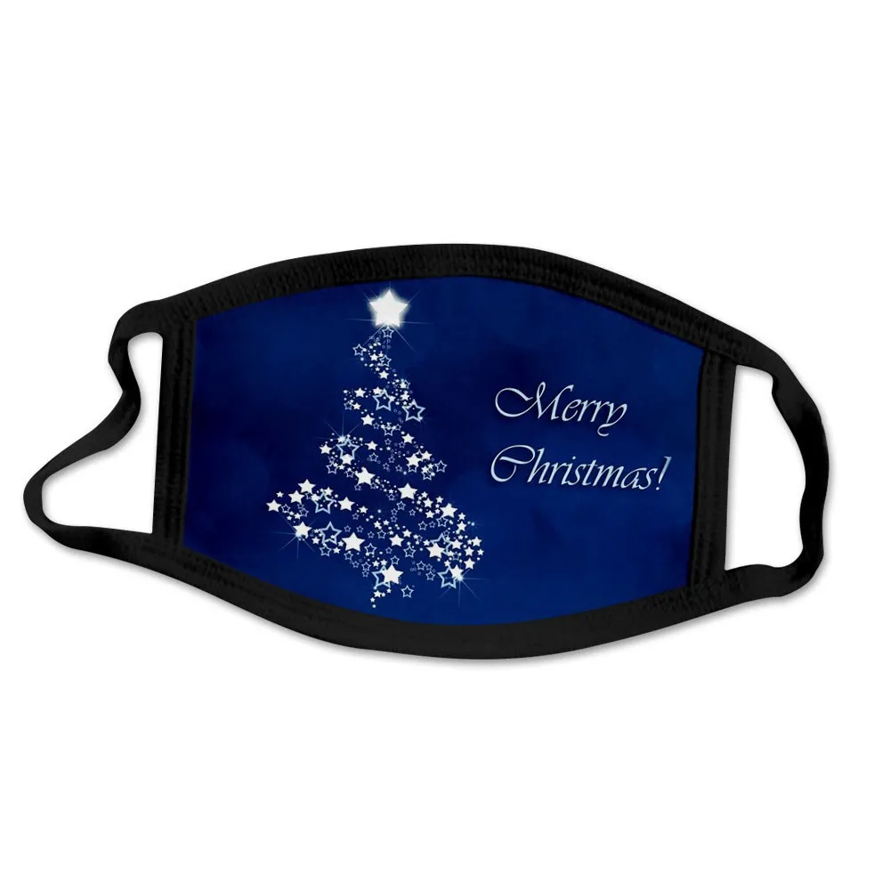 Маска для новогодней вечеринки Пылезащитная маска с мультяшным принтом Деда