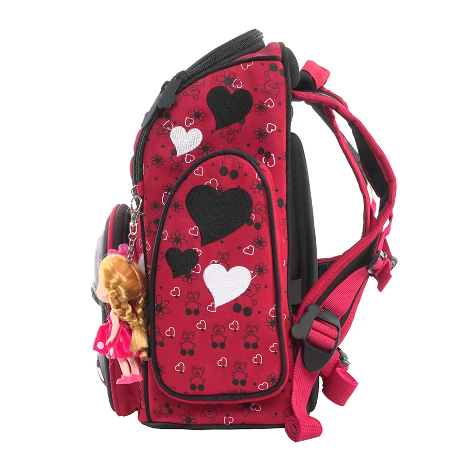 6111 Children 3D Cartoon School Bags For Girls Kids Bear Pattern Backpack Orthopedic SchoolBag Student Satchel Mochila Infantil