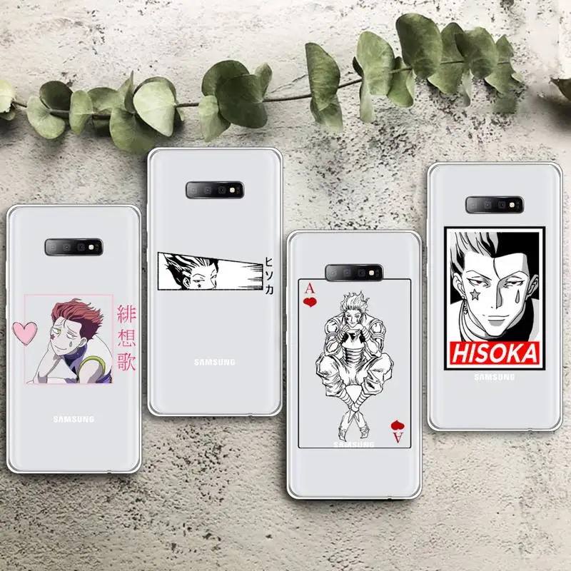 

Hisoka Hunter Hunter X anime Phone Case Transparent For Samsung Galaxy S Note 8 9 11 20 10 Pro E LITE P Plus A81