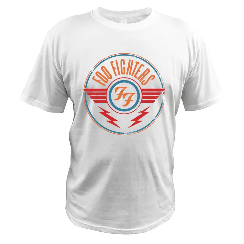 

Rock Band Tshirt Foo Fighters T-Shirt High Quality Soft Digital Print Basic Tops Tee
