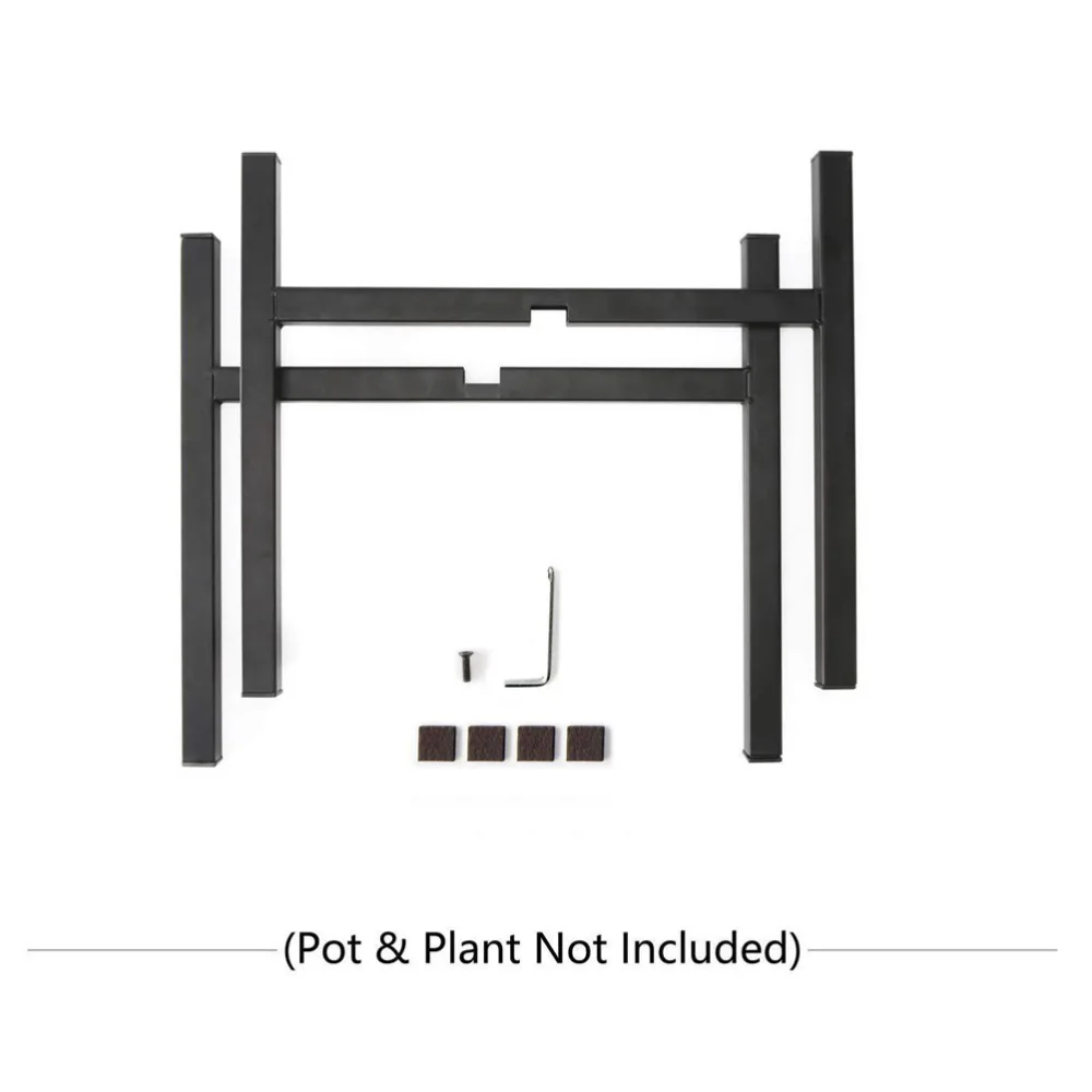 

1 Set Adjustable Planters Holder Modern Flowerpot Rack Flexible Garden Shelf