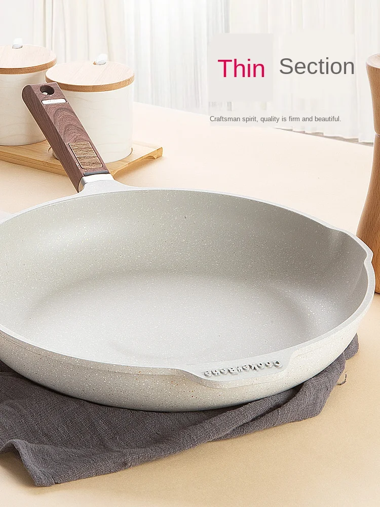 

Temperature bar design maifanitum non-stick wok thickened induction cooker cooking pot fried egg steak pancake pans