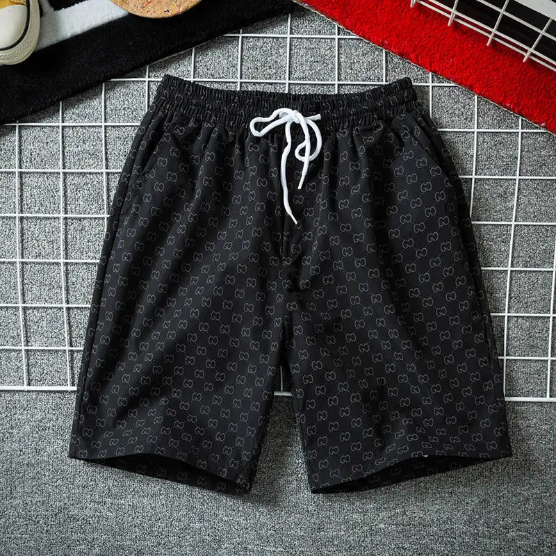 

2021 new reflective super dazzle men's shorts trend pants summer spirit boy pants beach Pants Capris