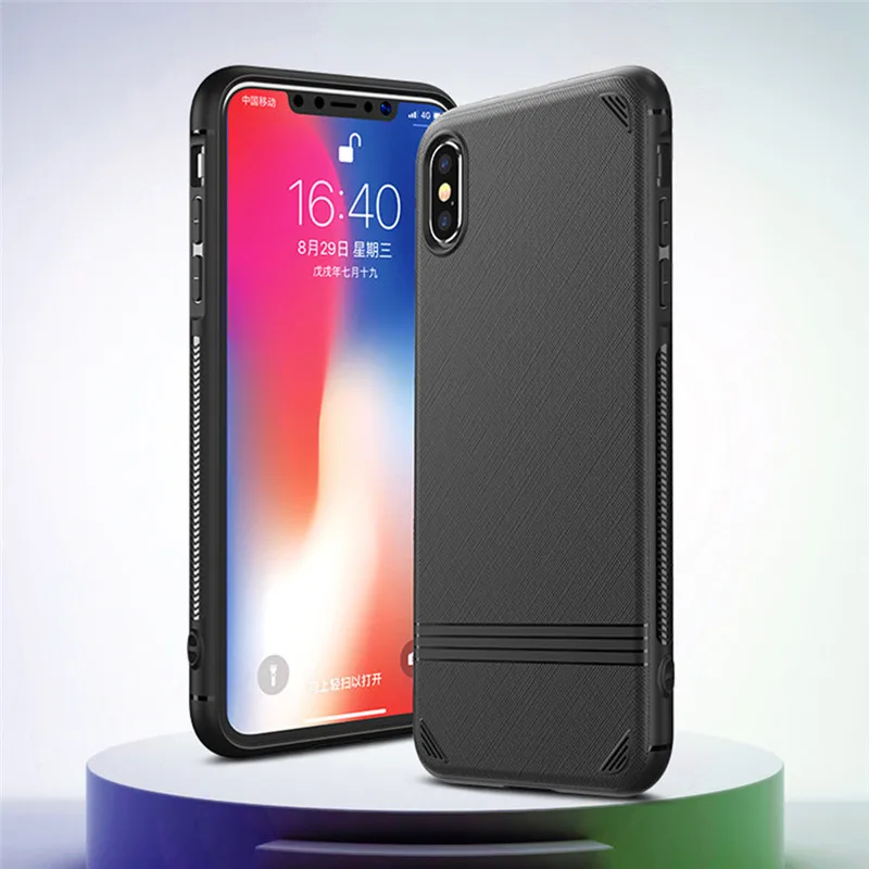 Чехол для iPhone X Xs Max XR 8 6 6S 7 Plus жесткая задняя панель из поликарбоната Чехлы синий