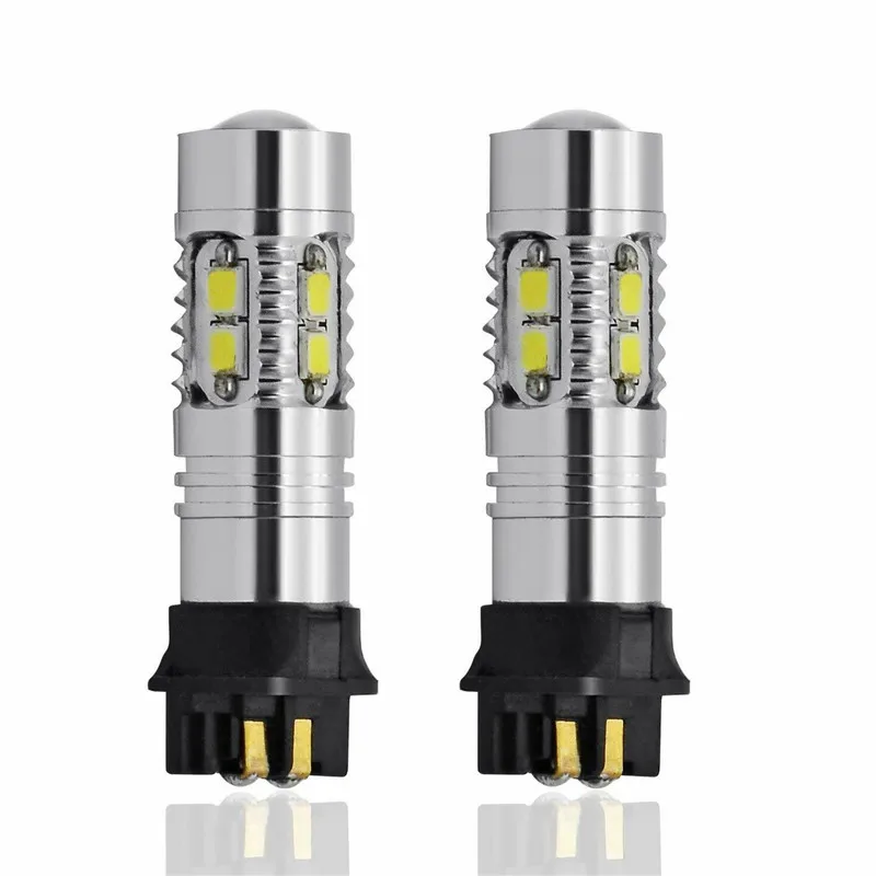 2x PW24W светодиодные Canbus PWY24W передние указатели поворота дневные ходовые огни для VW