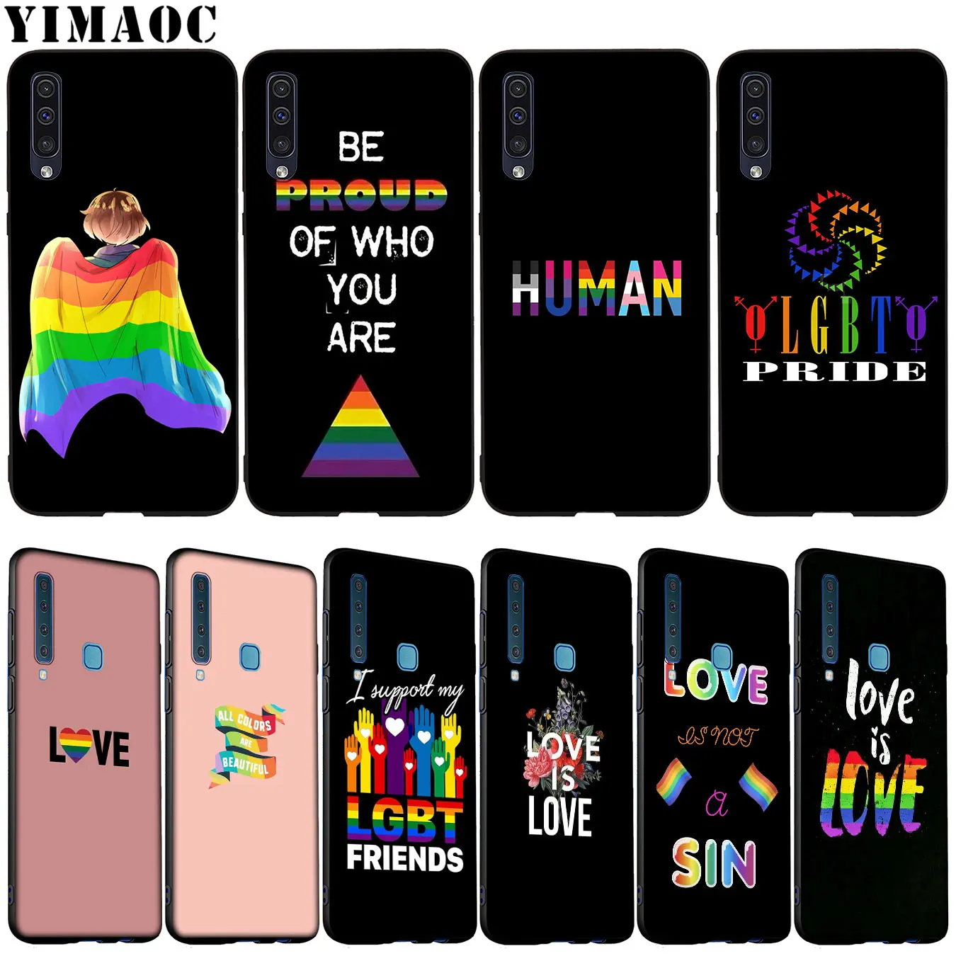 Мягкий силиконовый чехол YIMAOC LGBTQ LGBT love is Love для Samsung Galaxy A51 A71 A81 A91 A41 A21 A11 A01 M10 M20 M30 M40 |