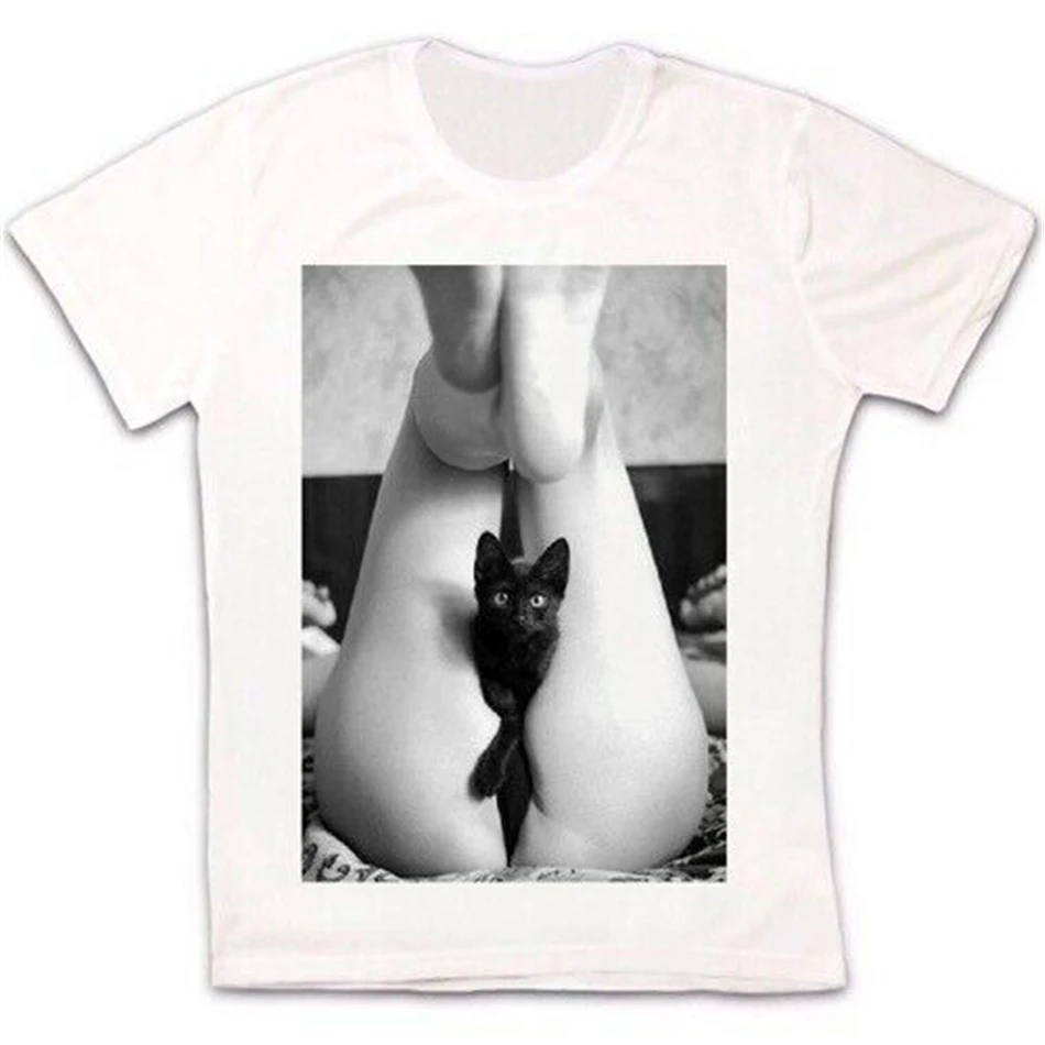 Черная кошка киска котенок Сексуальная мужская женская крутая Подарочная ретро