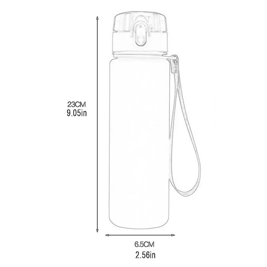 Креативная Матовая бутылка для спорта на открытом воздухе летняя Студенческая