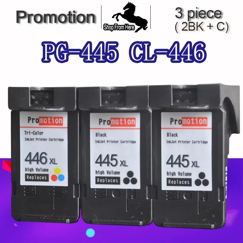 Черные чернила Pixma для принтера Canon MG2540S MG 2540S картридж высокой емкости PG 445 PG445 |