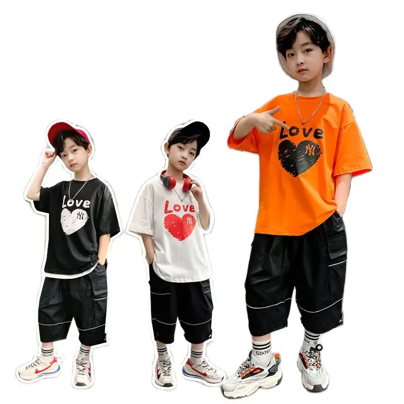 

Boy sets free shipping products from aliexpress Stitch fashion Clothes for teenagers Clothing sets T-shirt Clothing for boys