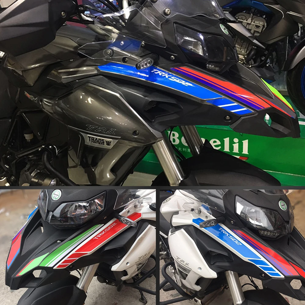 Высокое качество стикеры мотоцикла Наклейка поднял бак наклейки для Бенелли TRK502