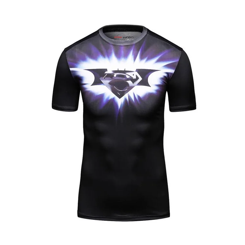 

Летняя новая модная повседневная мужская футболка с цифровым мультяшным принтом для занятий спортом на открытом воздухе с коротким рукаво...