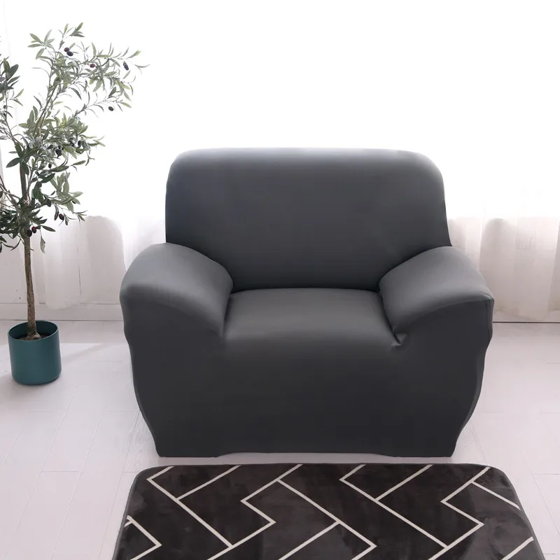 Одноместный диван покрывало на кресло спандекс эластичный стрейч 1 местный Чехол