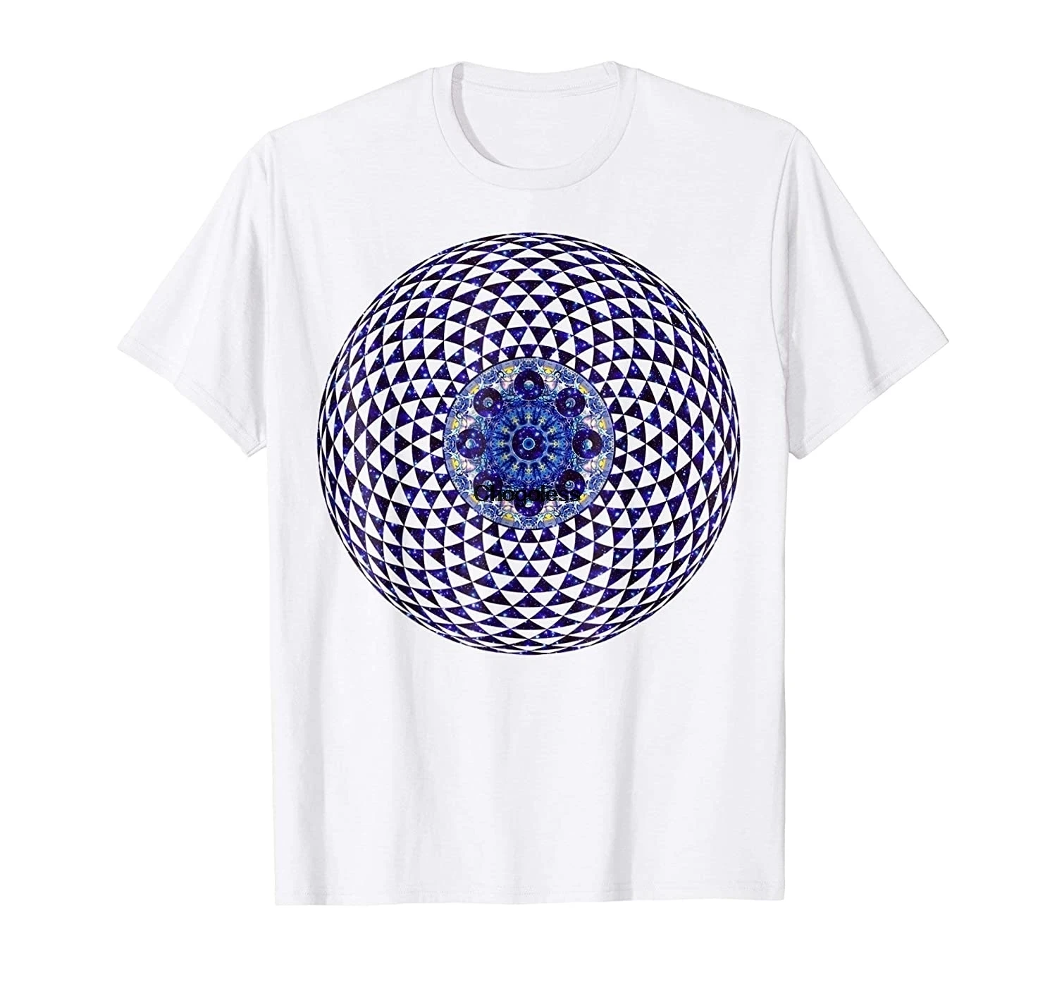 

Handpan Fractal Mandala Blue Space T-Shirt