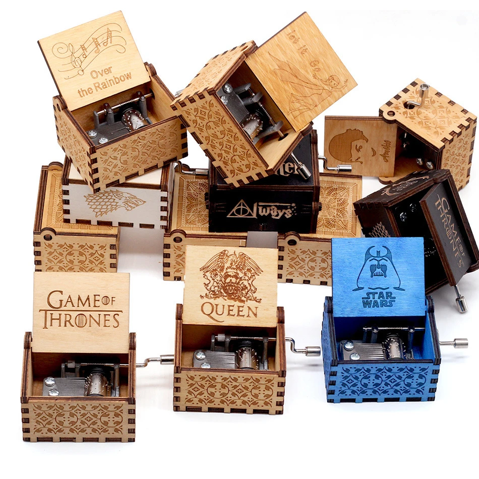 Новая игра престолов Звездные войны Крестный отец деревянная музыкальная