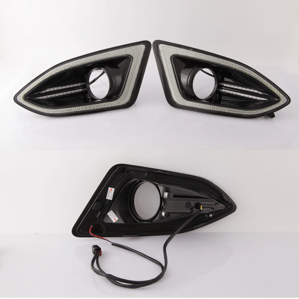 2 шт. Автомобильные светодиодные дневные ходовые огни для Ford Edge 2015 2016 2017 2018|Фара