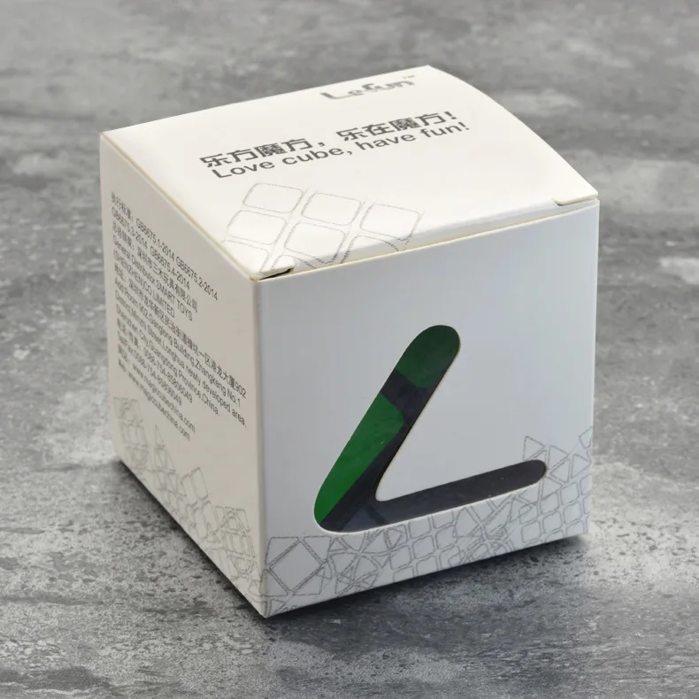 LeFun 2x2 Stickerless черный магический куб Обучающие Развивающие игрушки для детей Cubo Magico новейшая скорость