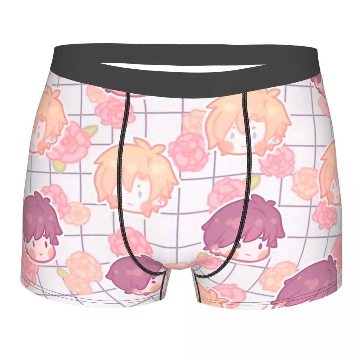 

BANANA FISH Ash And Eiji Print Underpants Homme Panties Male Underwear Print Couple Sexy Set Calecon
