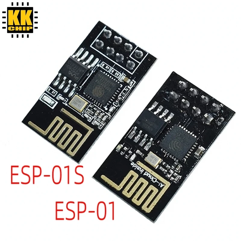 KKCHIP ESP-01 ESP-01S ESP8266 серийный WI-FI беспроводной модуль приемопередатчика ESP01 ESP8266-01 S 3,3 V SPI для arduino, бесплатная доставка