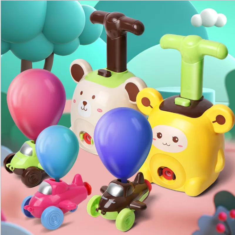 

2021 Direct Selling Special Offer Education Science Experiment Toy Inertial Power Balloon Car Puzzle Fun Gift For Children Toys